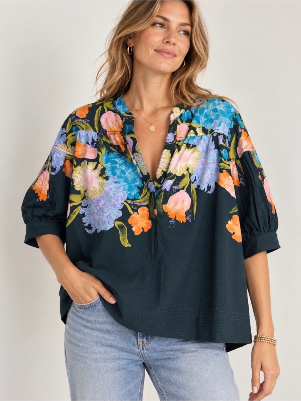 Anthropologie Blouse - Dark Teal